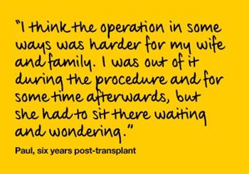 Paul transplant quote